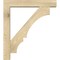 Ekena Millwork Balboa Block Rough Sawn Bracket w/ Offset Brace, Douglas Fir, 6"W x 32"D x 36"H BKT0604X32X36BOA05RDF - alternate 4